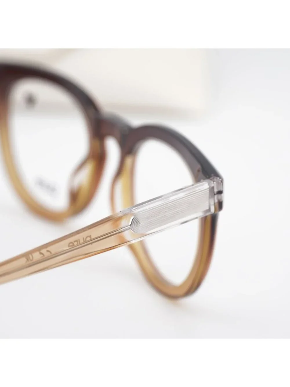 Pure P-7008 N 208 Square Eyeglasses 49mm – Tiramisu Ombre